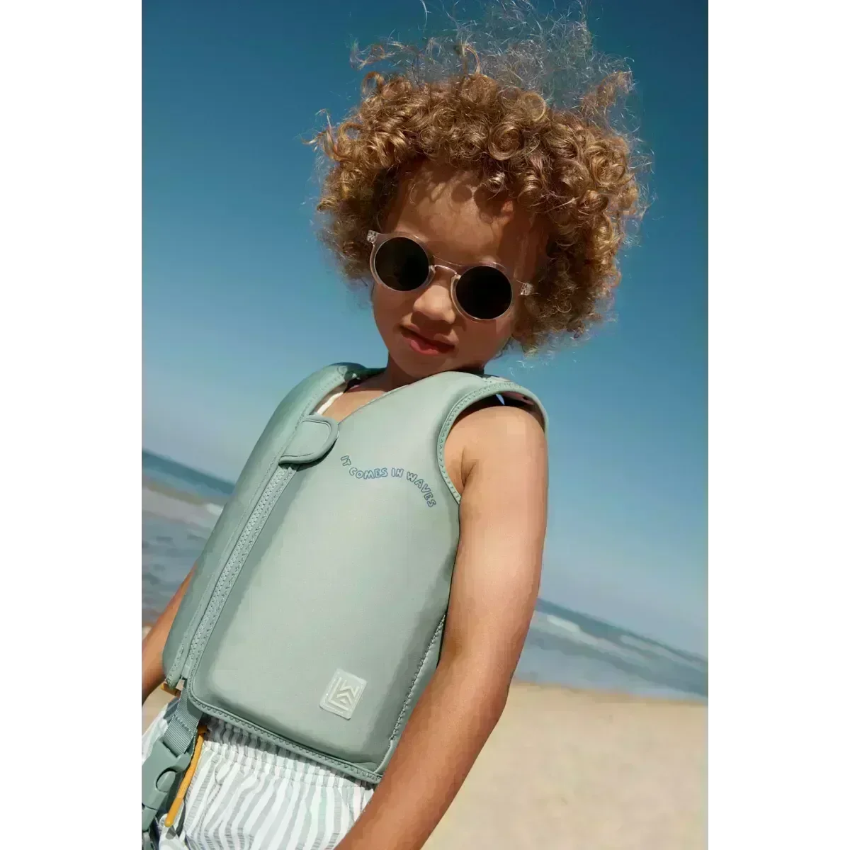 LIEWOOD Kinder Schwimmweste Dove "Sea creature / Sandy"