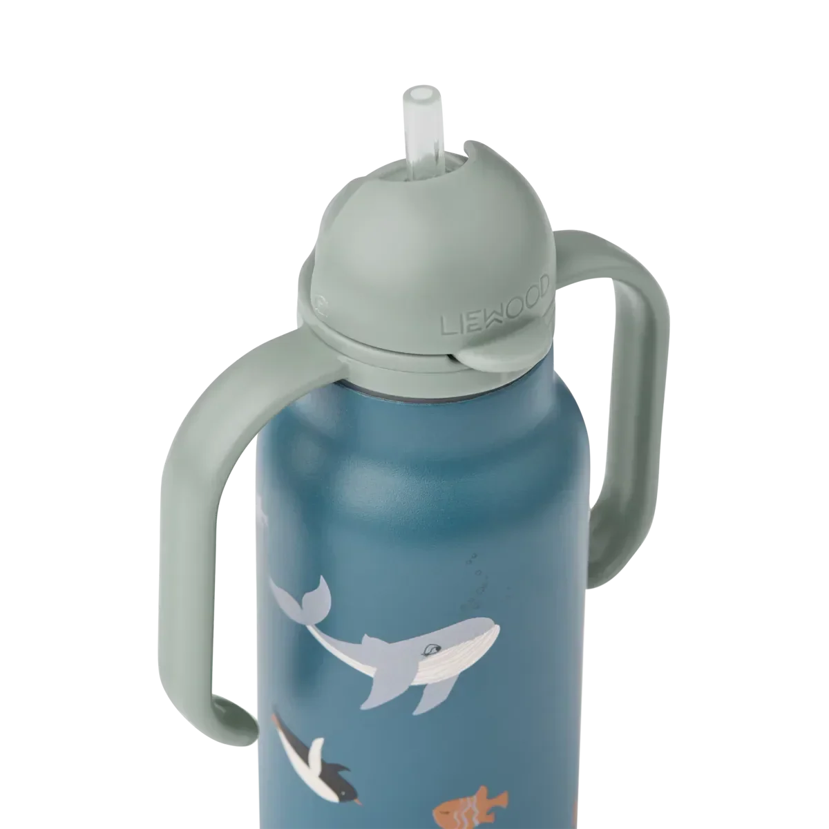 LIEWOOD Kinder Trinkflasche – 250 ml aus Edelstahl Kimmie "Arctic Sea / Ocean view"