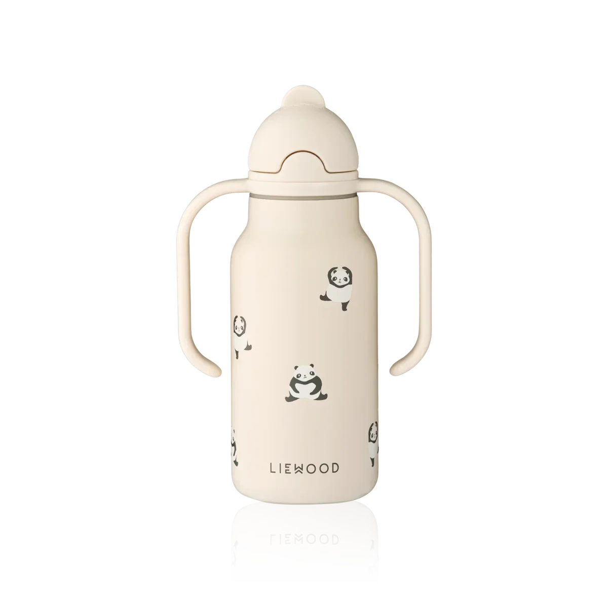 LIEWOOD Kimmie Trinkflasche für Kinder – 250 ml aus Edelstahl "Mini panda / Sandy"
