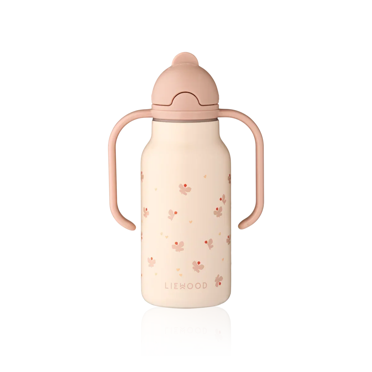 LIEWOOD Kimmie Trinkflasche für Kinder – 250 ml aus Edelstahl "Mini Butterfly / Apple blossom"