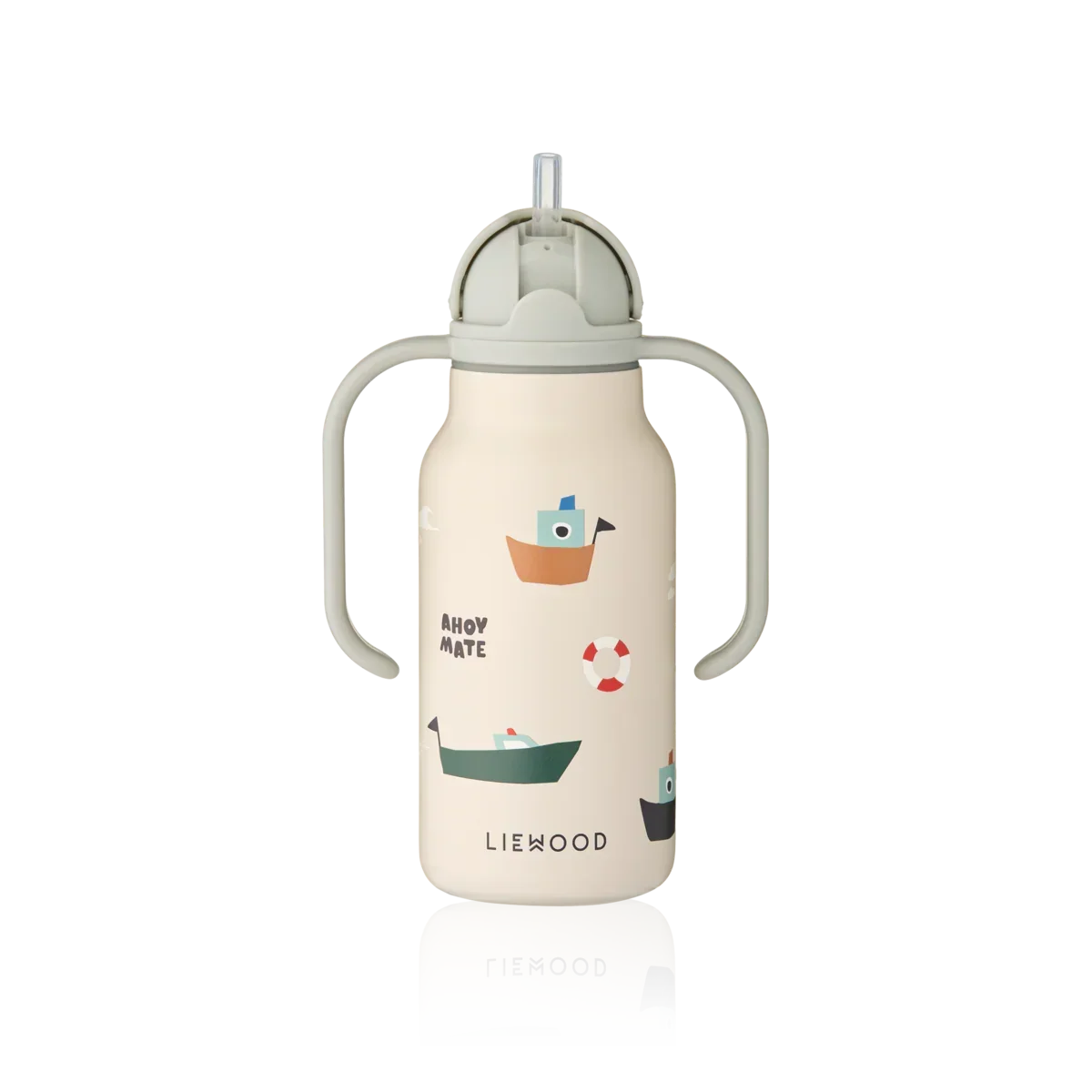 LIEWOOD Kimmie Trinkflasche für Kinder – 250 ml aus Edelstahl "Sailing / Sandy"