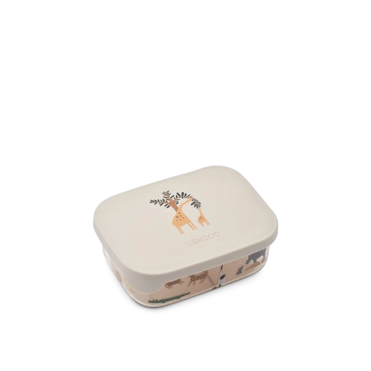 LIEWOOD Kinder Brotdose – Tritan mit Silikondeckel Arthur "All together / Sandy"