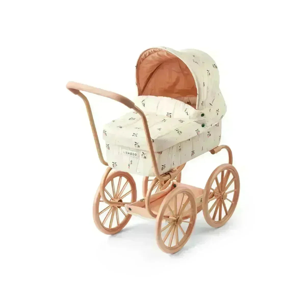 LIEWOOD Adaline Puppenwagen für Kinder "Peach / Sea shell"