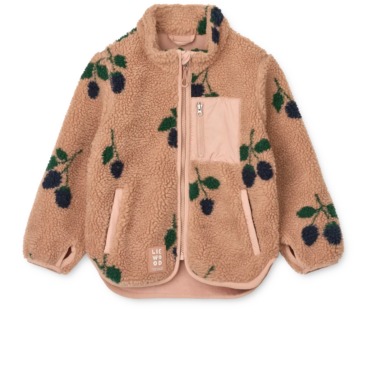 LIEWOOD Nolan Fleecejacke für Kinder "Berry / Pale Tuscany"