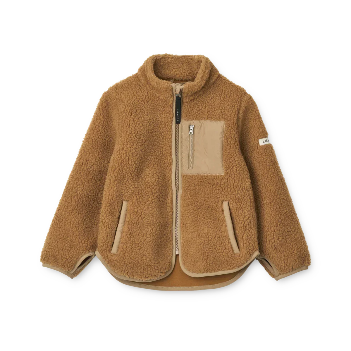 LIEWOOD Nolan Fleecejacke für Kinder "Golden caramel oat mix"