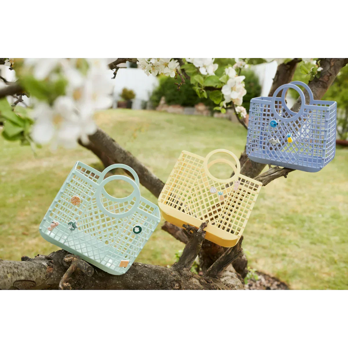 LIEWOOD Strandtasche mit Anhängern Samantha "Lemonade"
