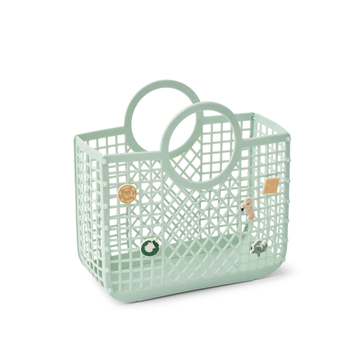 LIEWOOD Strandtasche mit Anhängern Samantha "Light Peppermint"