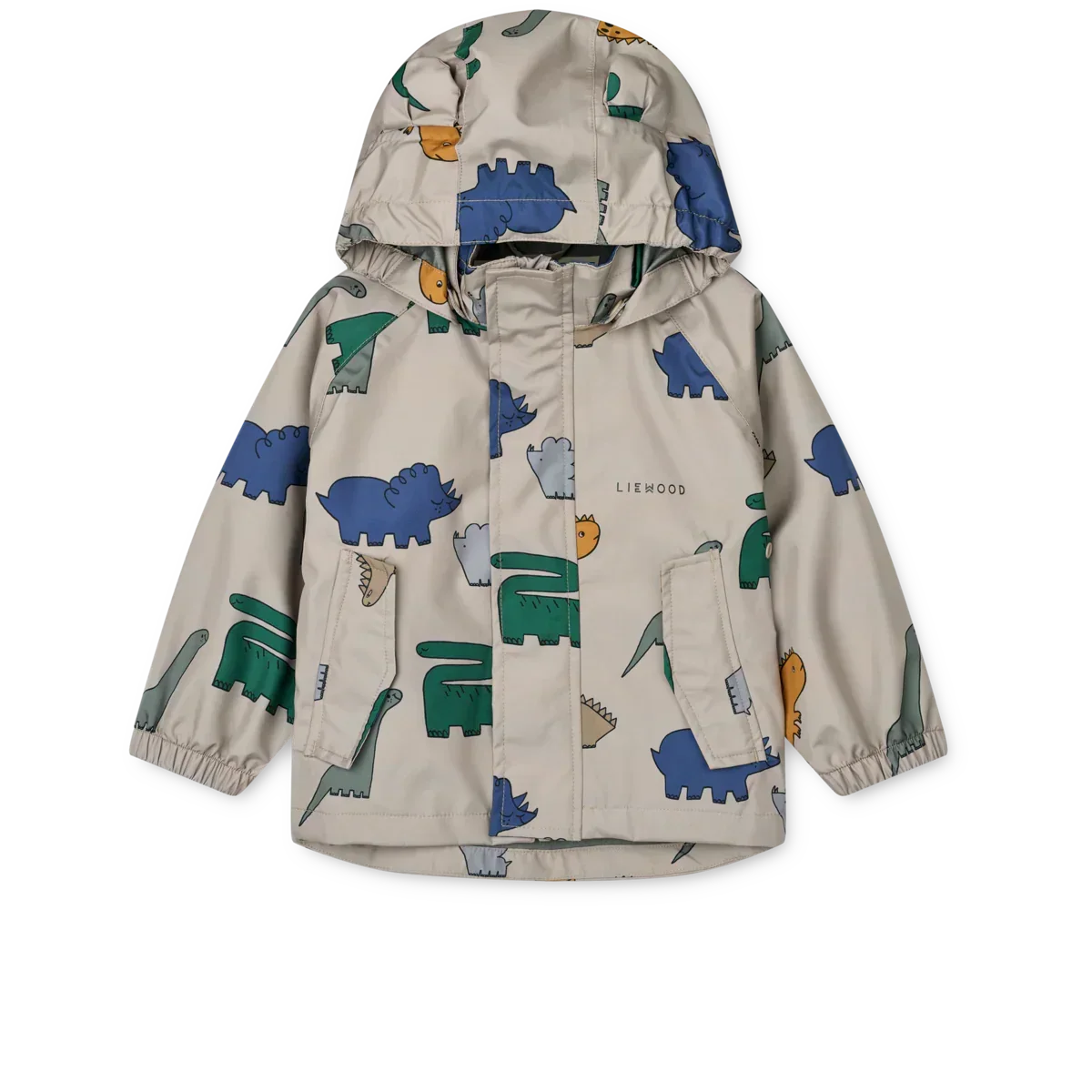 LIEWOOD Manu Regenbekleidungsset "Dinosaurs / Mist"