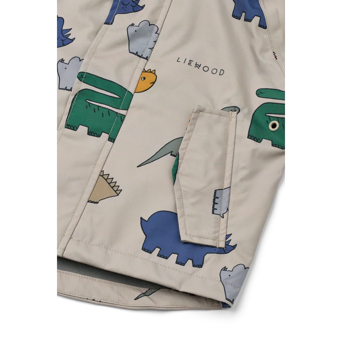 LIEWOOD Manu Regenbekleidungsset "Dinosaurs / Mist"