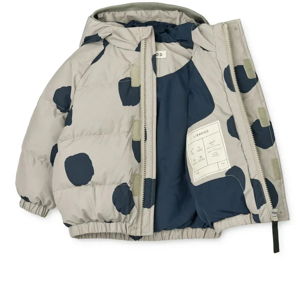 LIEWOOD Adelina Jacke für Kinder mit Ohren "Spot dots / Mist"