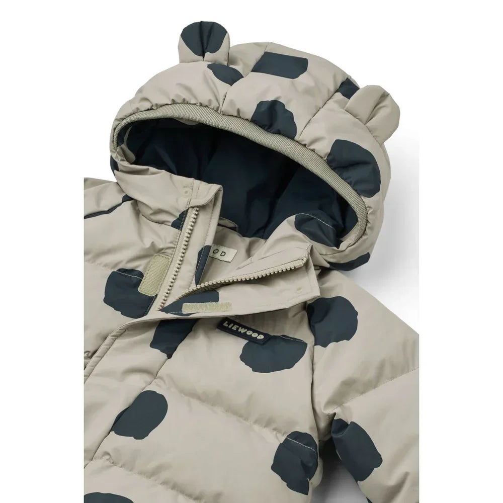 LIEWOOD Adelina Jacke für Kinder mit Ohren "Spot dots / Mist"
