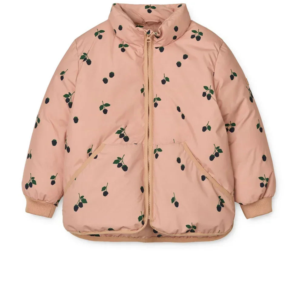 LIEWOOD Brantley gefütterte Jacke für Kinder "Berry / Pale Tuscany"