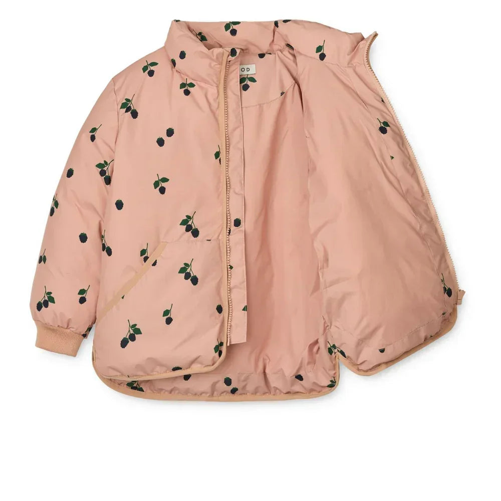 LIEWOOD Brantley gefütterte Jacke für Kinder "Berry / Pale Tuscany"