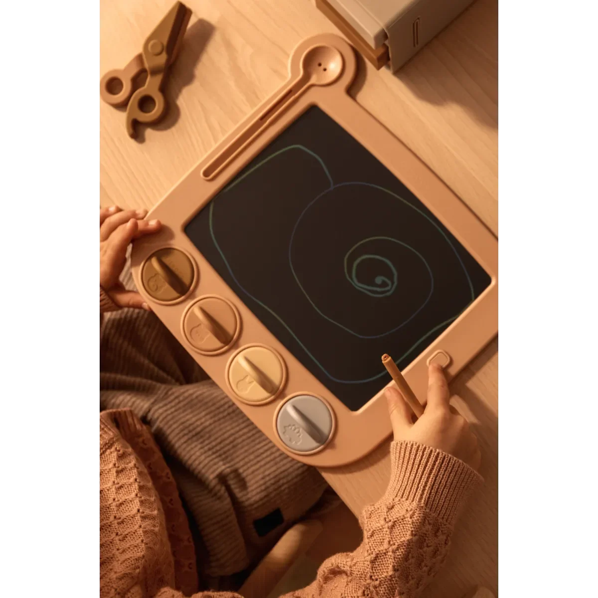 LIEWOOD Venzora Magische Zeichentafel mit Stempel "Pale tuscany multi mix"