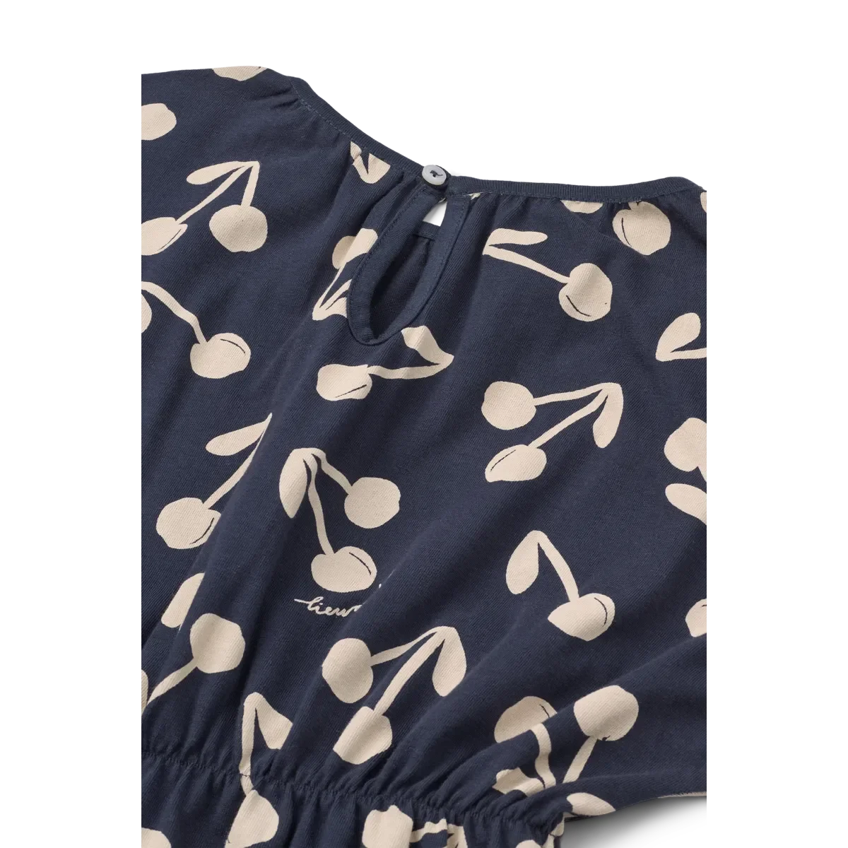 LIEWOOD Mädchenkleid aus Bio-Baumwolle Sadia "Cherry blossom / Classic navy"