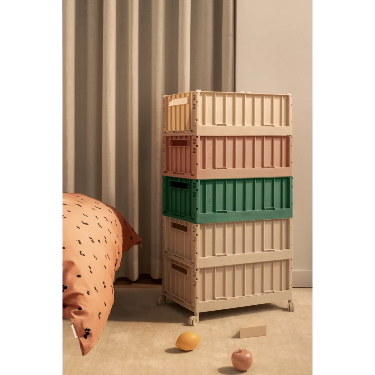 LIEWOOD Weston Aufbewahrungsbox mit Rädern L - Nook' d' Mel - Kinder Concept Store