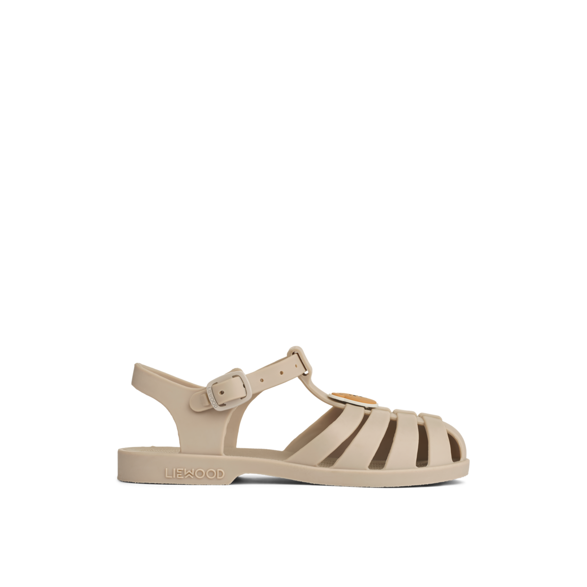 LIEWOOD Kinder Sandalen mit Charms Bre "Bear / sandy"