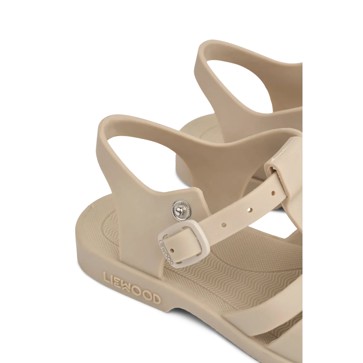 LIEWOOD Kinder Sandalen mit Charms Bre "Bear / sandy"
