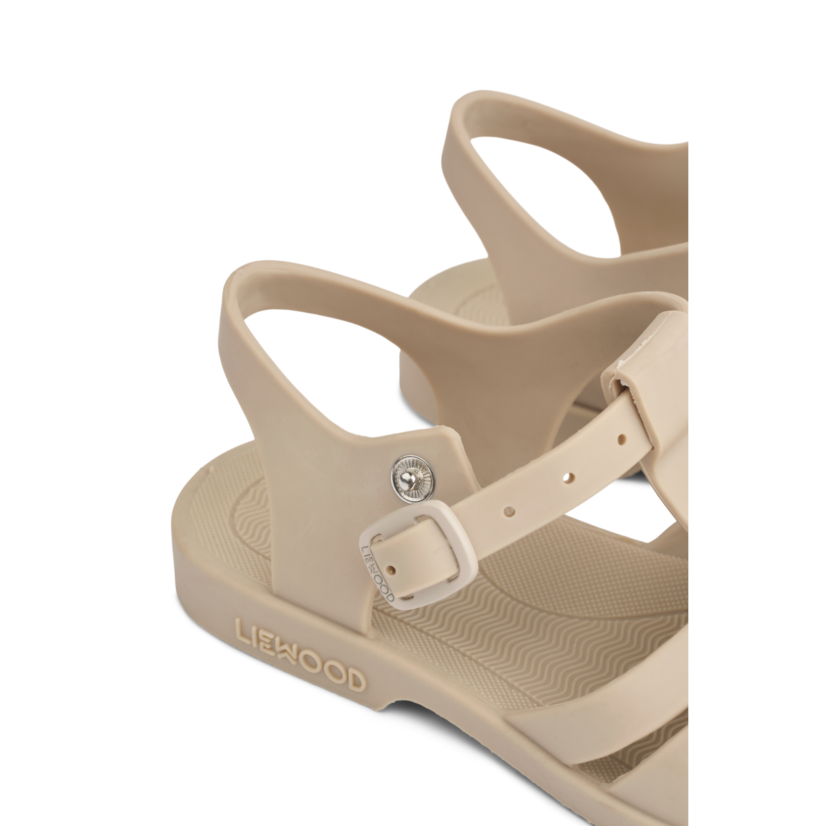 LIEWOOD Kinder Sandalen mit Charms Bre "Bear / sandy"