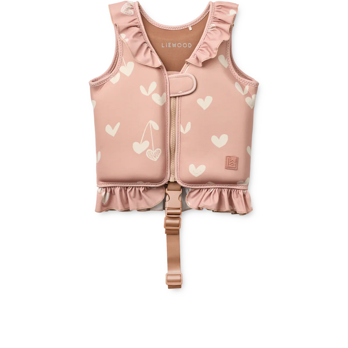 LIEWOOD Kinder Schwimmweste mit Rüschen Dove "Sweethearts / Pale tuscany"