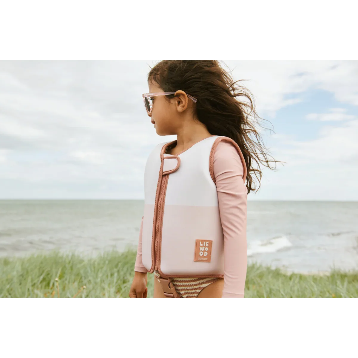 LIEWOOD Kinder Schwimmweste mit Ärmeln Dove "Tuscany rose multi mix"