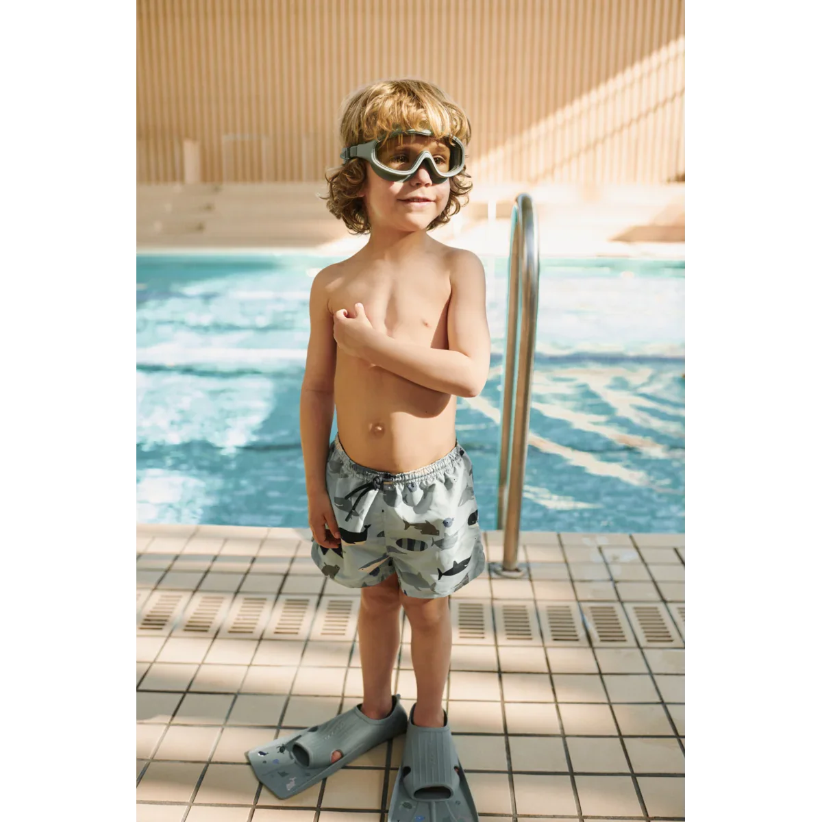LIEWOOD Kinder Schwimmbrille Kerem "Peppermint / Garden green"