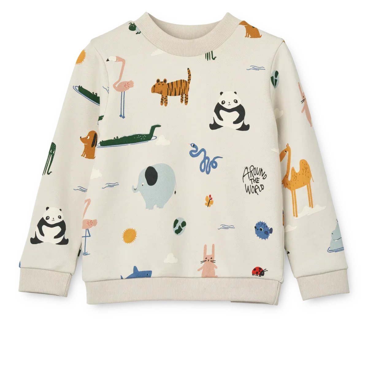 LIEWOOD Thora Bedrucktes Sweatshirt "Around the world / Sandy"