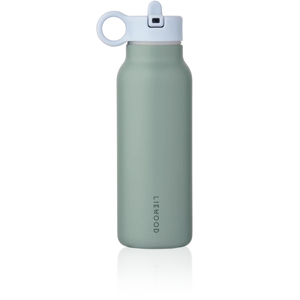 LIEWOOD Falk Trinkflasche für Kinder mit Krokodil‑Deckel – 350 ml aus Edelstahl