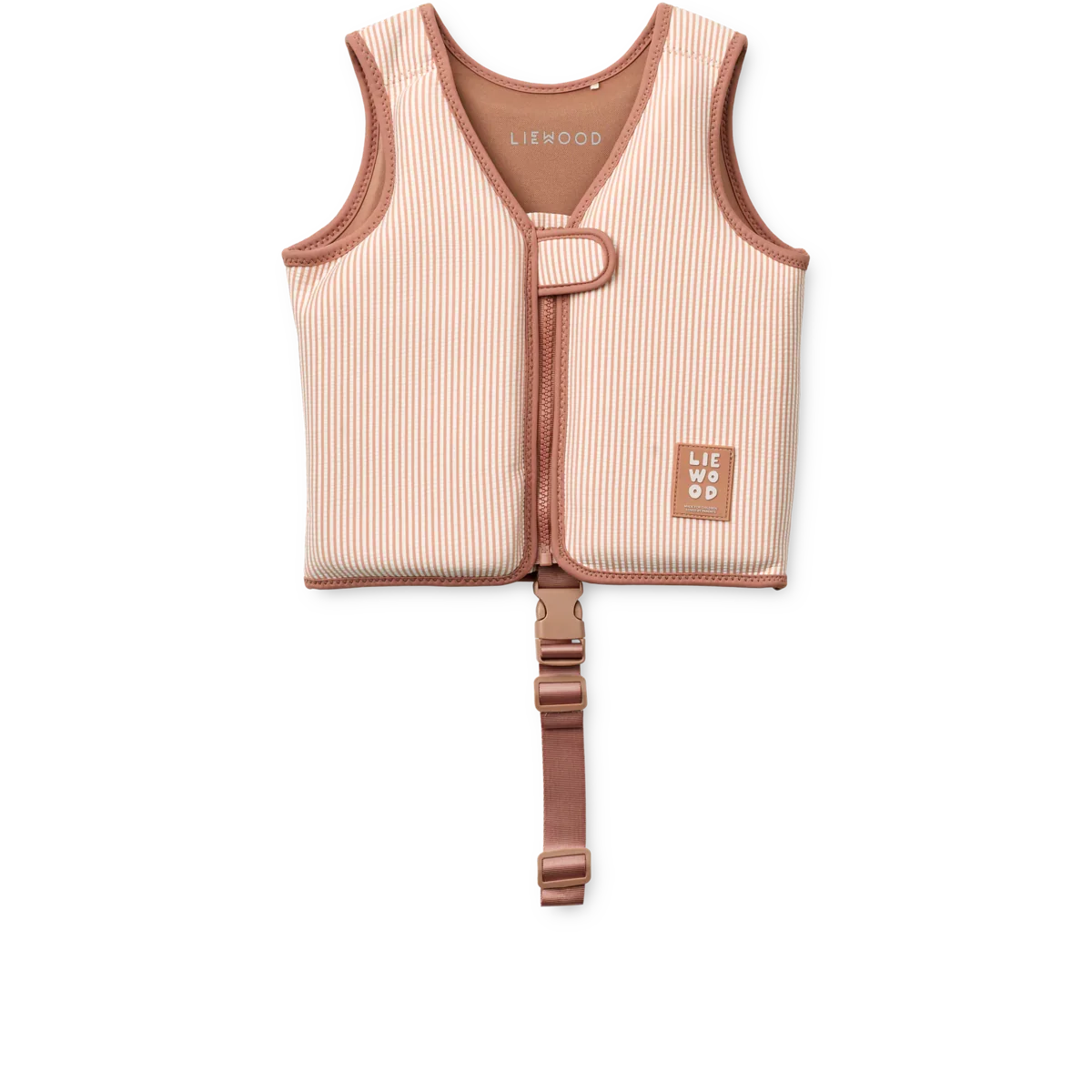LIEWOOD Kinder Schwimmweste Dove Seersucker "Y/D stripe Pale tuscany / Creme de la creme"