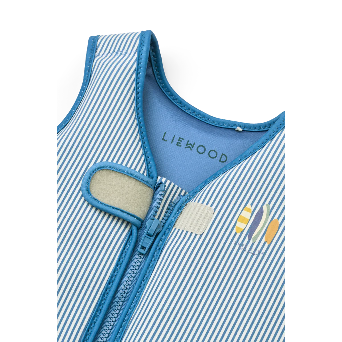 LIEWOOD Kinder Schwimmweste Dove Seersucker "Y/D stripe Riverside / Creme de la creme"
