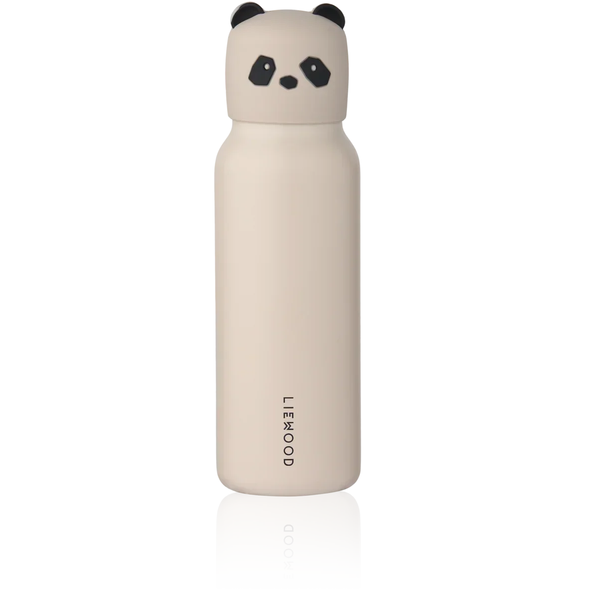 LIEWOOD Falk Trinkflasche für Kinder mit Panda‑Deckel – 350 ml aus Edelstahl