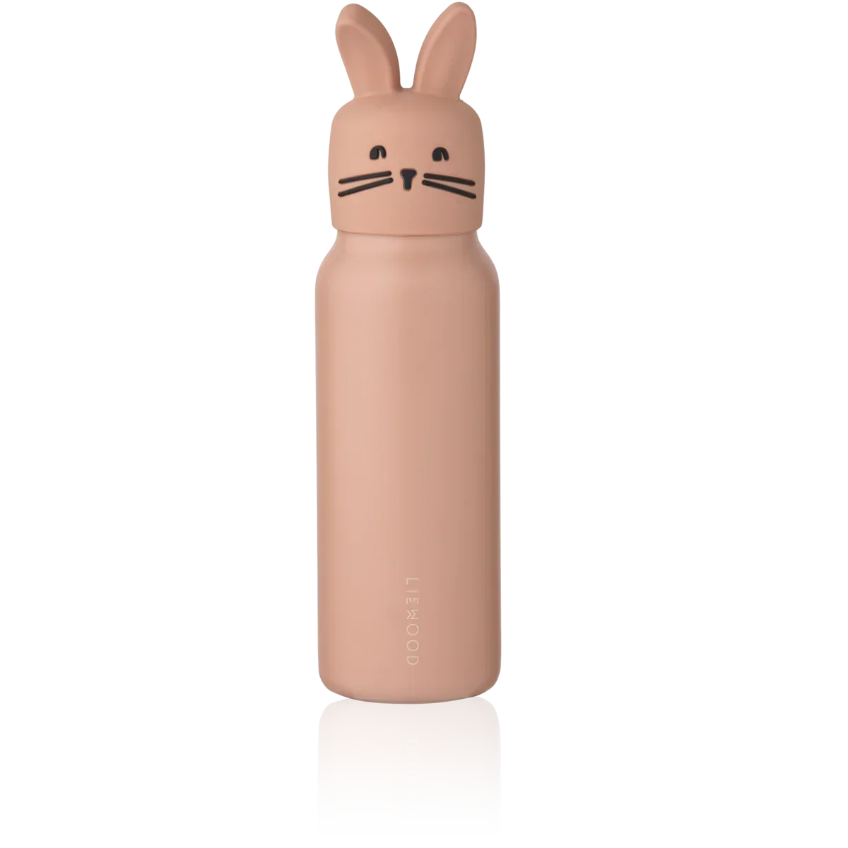 LIEWOOD Falk Trinkflasche für Kinder mit Hasen‑Deckel – 350 ml aus Edelstahl