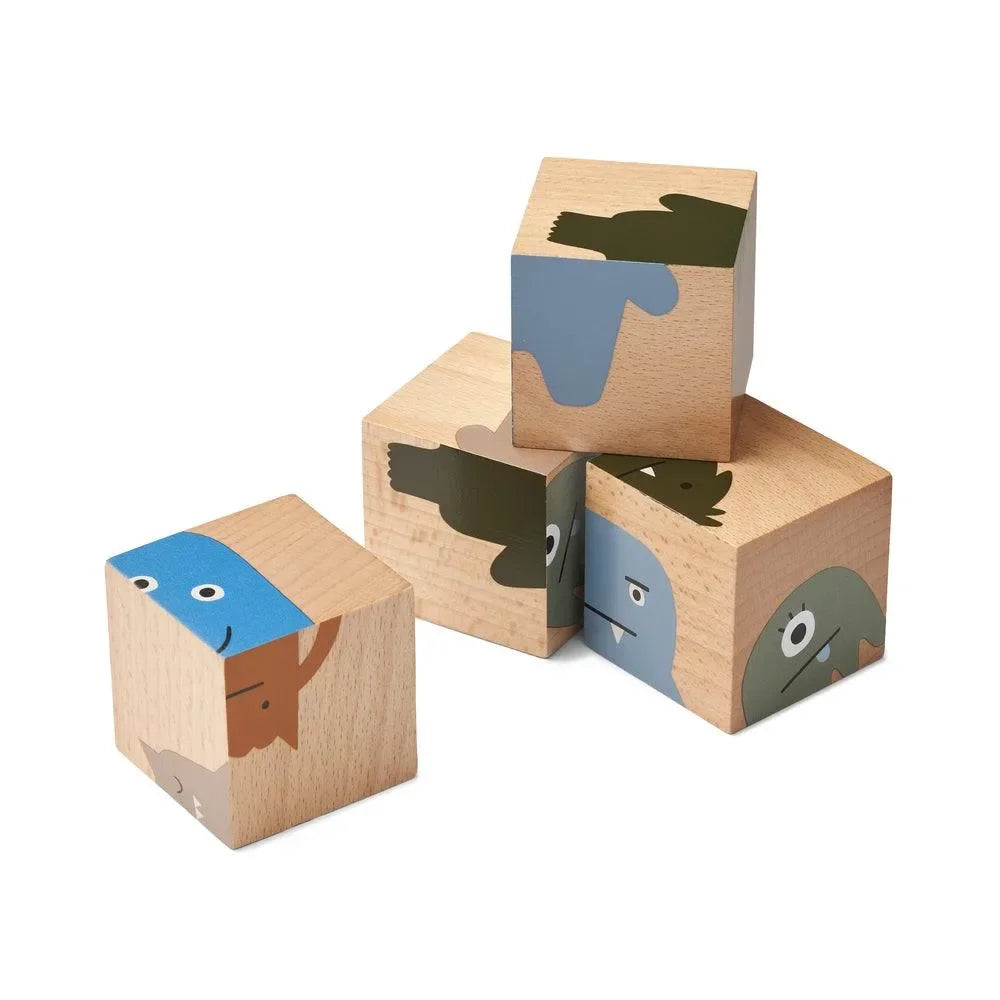 LIEWOOD Puzzleblöcke aus Holz - Aage