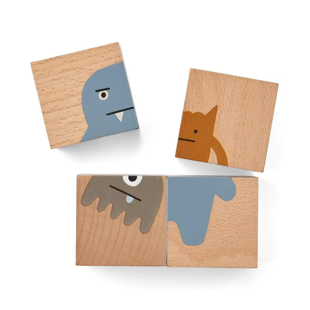 LIEWOOD Puzzleblöcke aus Holz - Aage