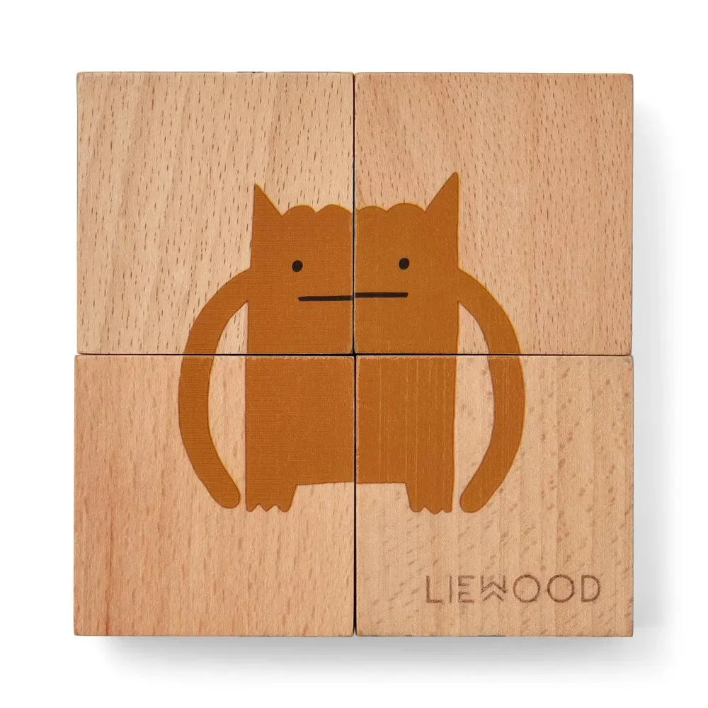 LIEWOOD Puzzleblöcke aus Holz - Aage