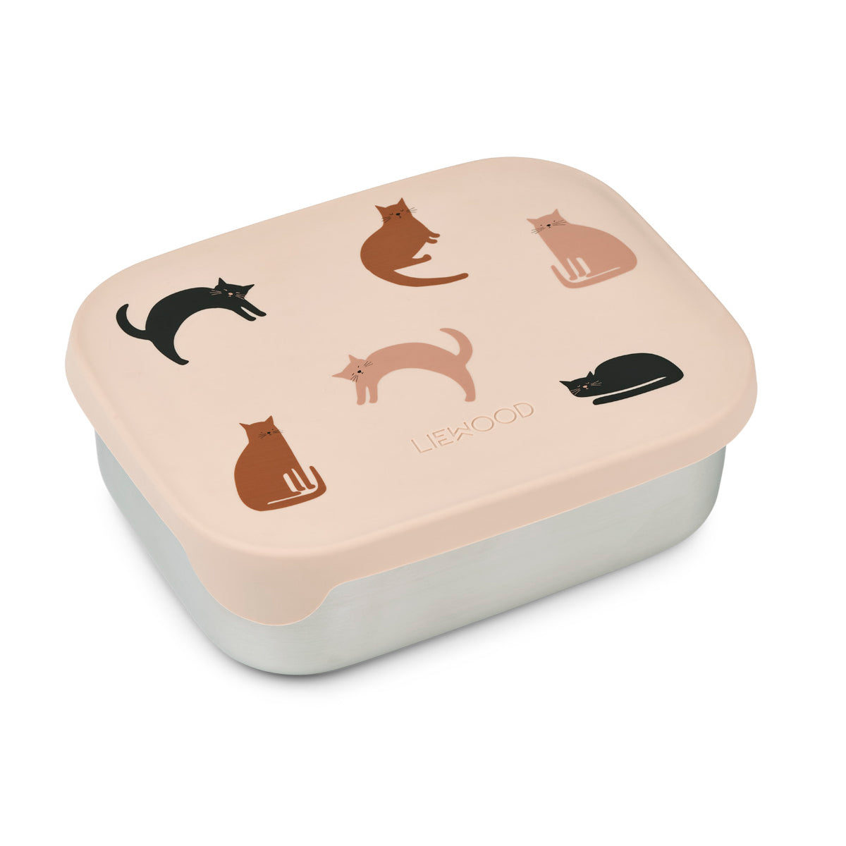 Liewood Brotdose / Lunchbox Arthur Miauw Apple blossom mix