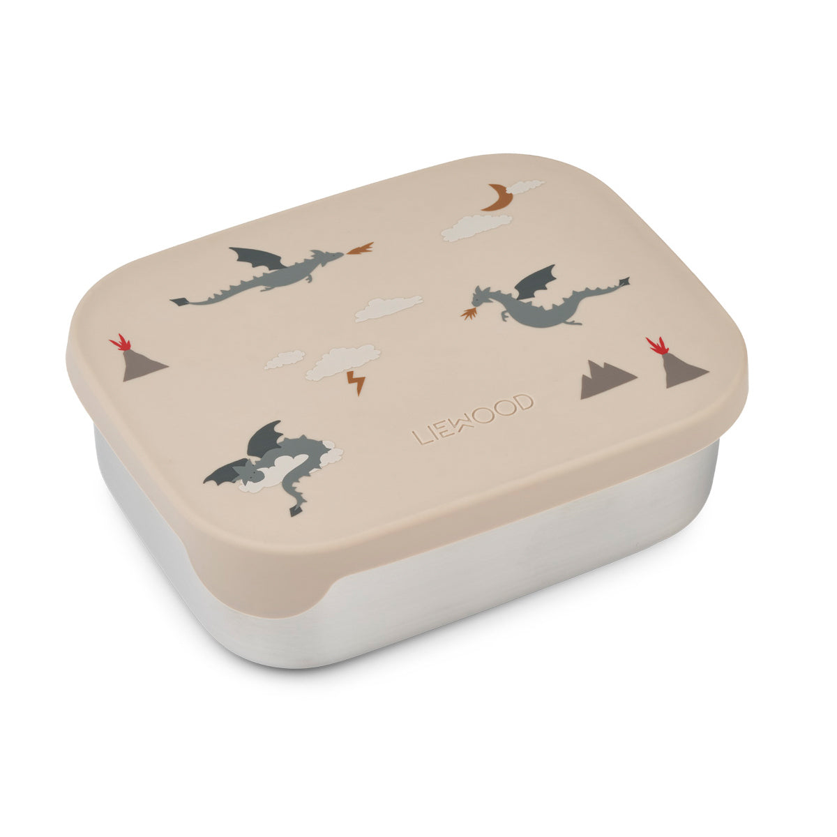 Liewood Brotdose / Lunchbox Arthur Little-dragon-Dark-sandy-mix