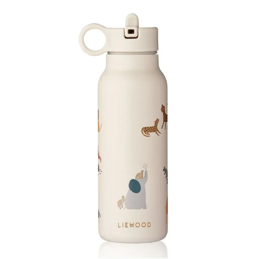 LIEWOOD Kinder Trinkflasche – 350 ml aus Edelstahl Falk "All together / Sandy"