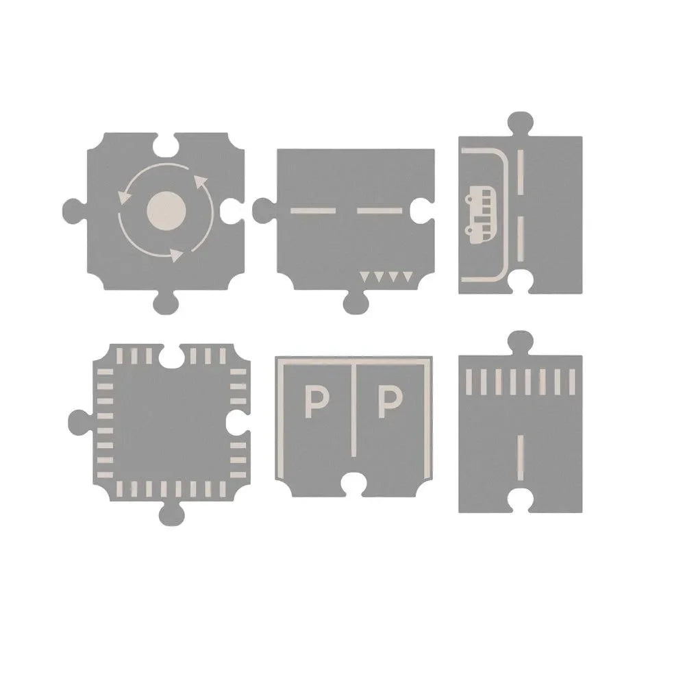 Village Straßen-Set 6er-Pack