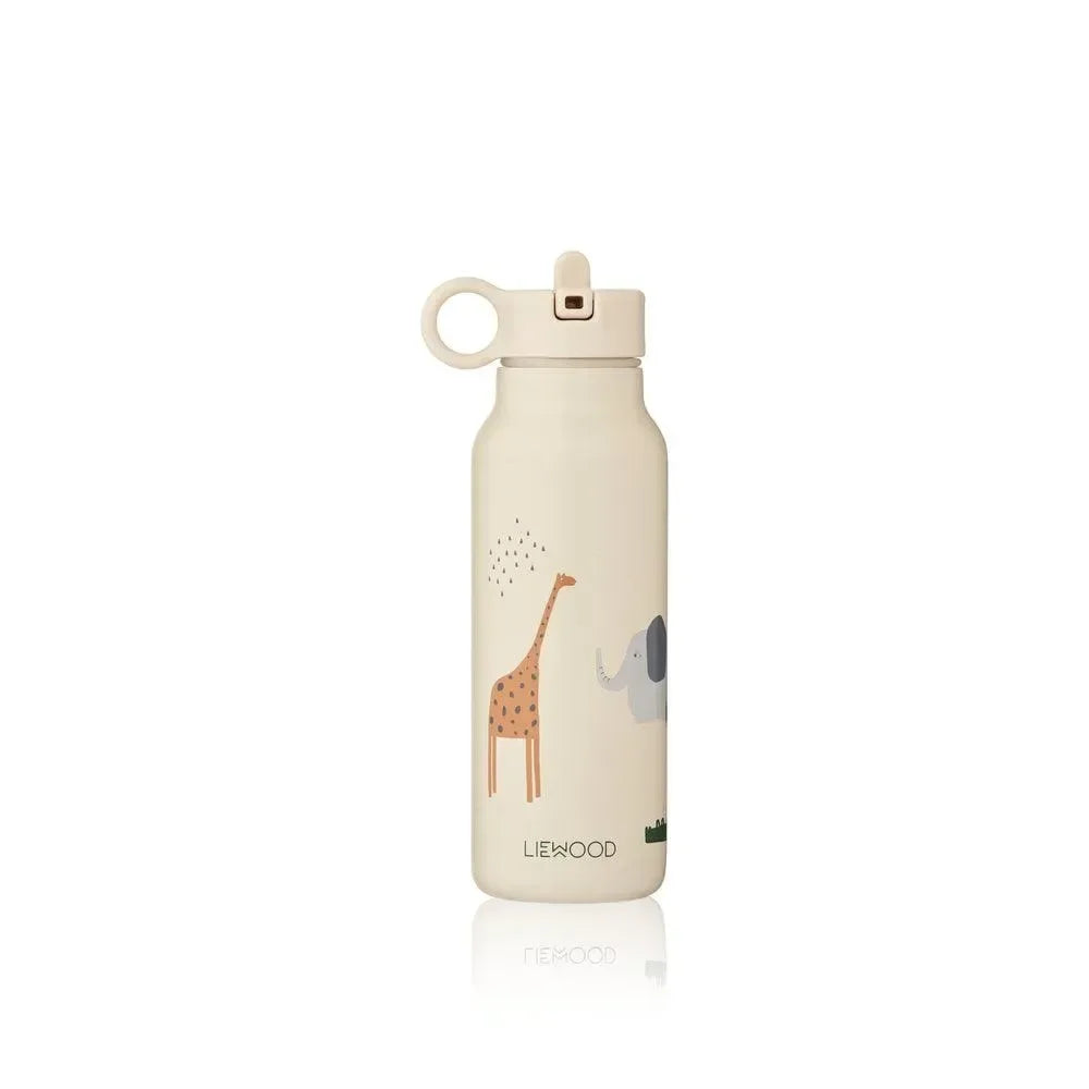 LIEWOOD Kinder Trinkflasche – 350 ml aus Edelstahl Falk "Safari sandy mix"