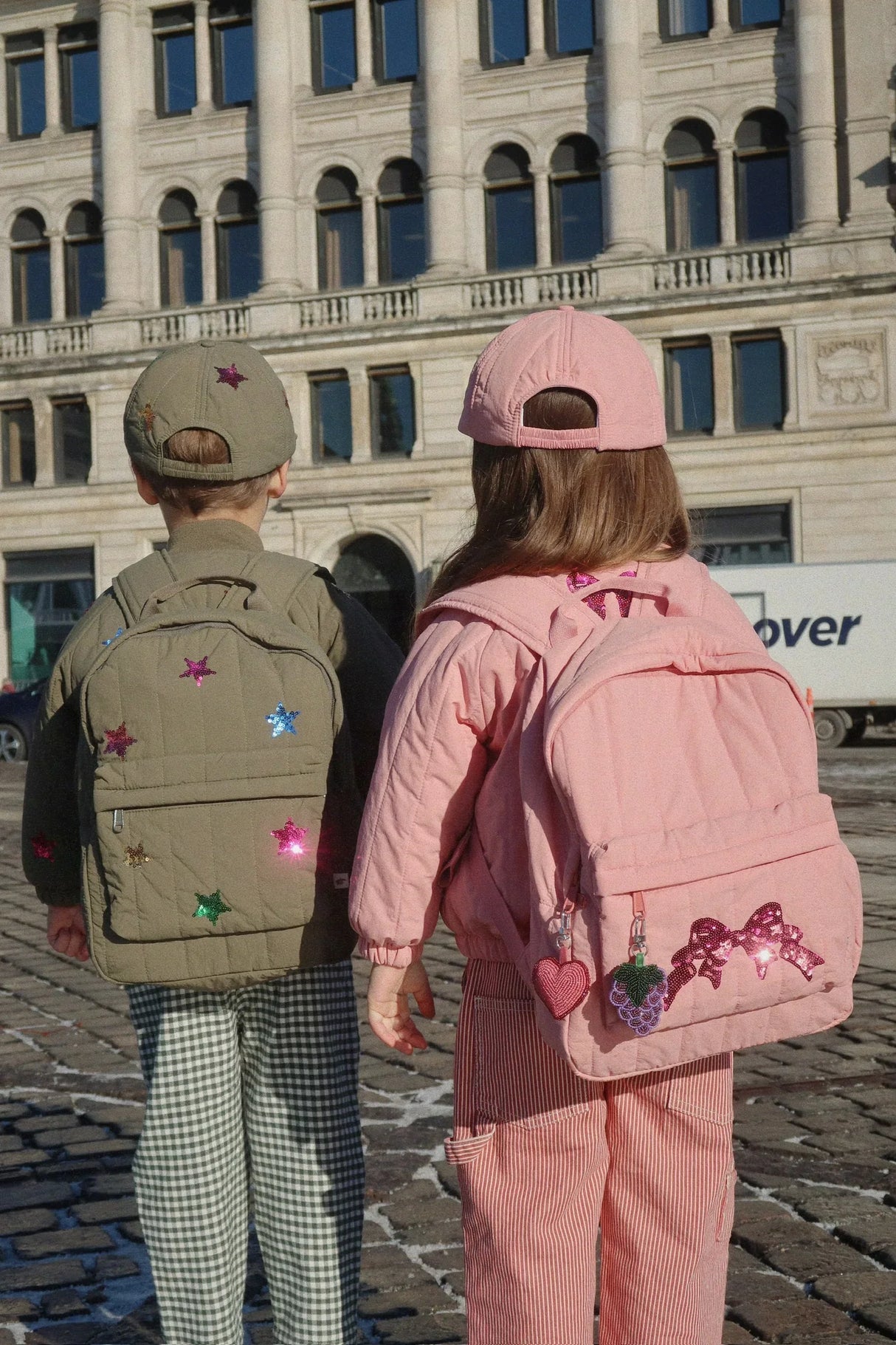 Konges Sløjd Juno Glitzer-Rucksack - Rosette