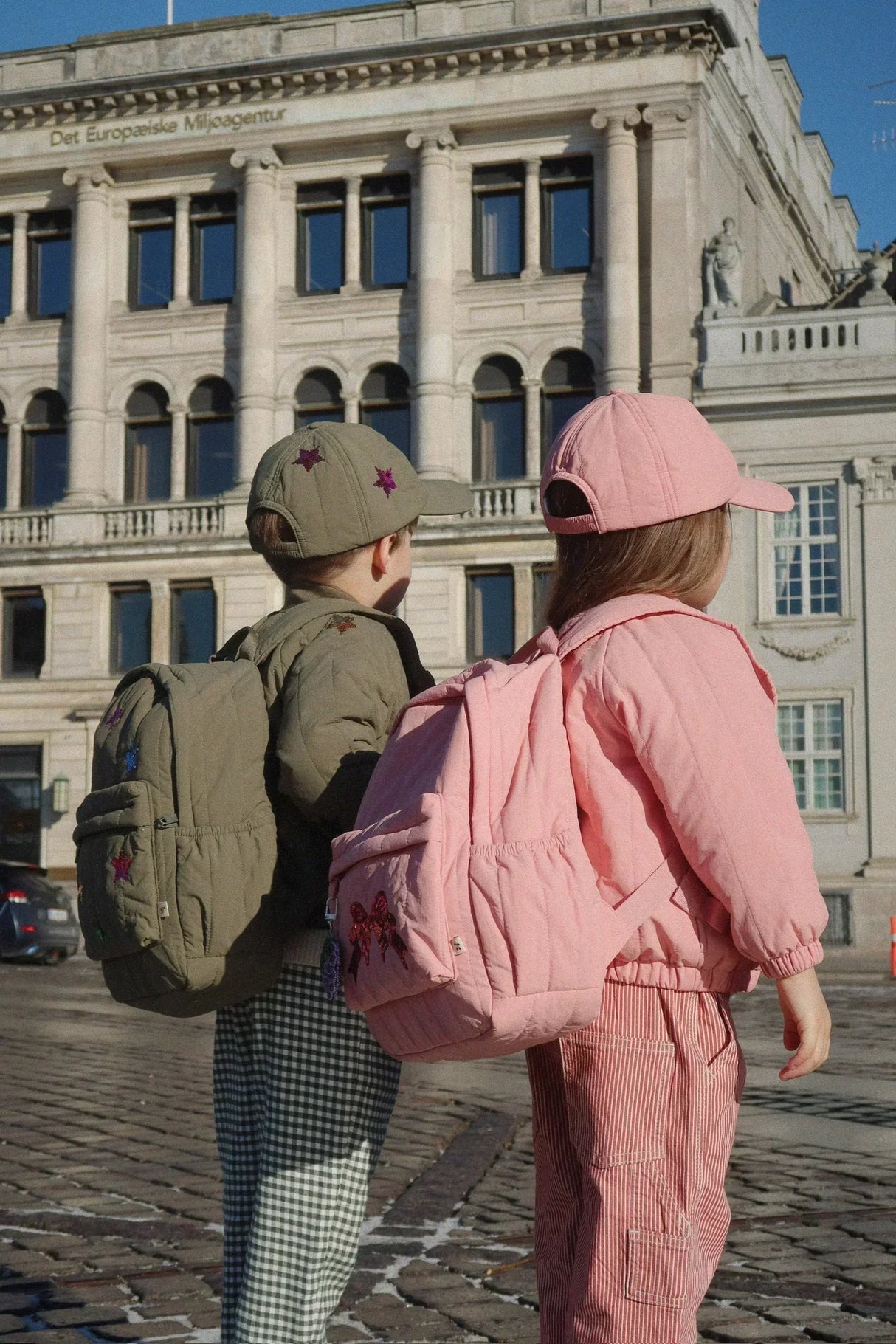 Konges Sløjd Kinderrucksack Juno Glitzer "Rosette"