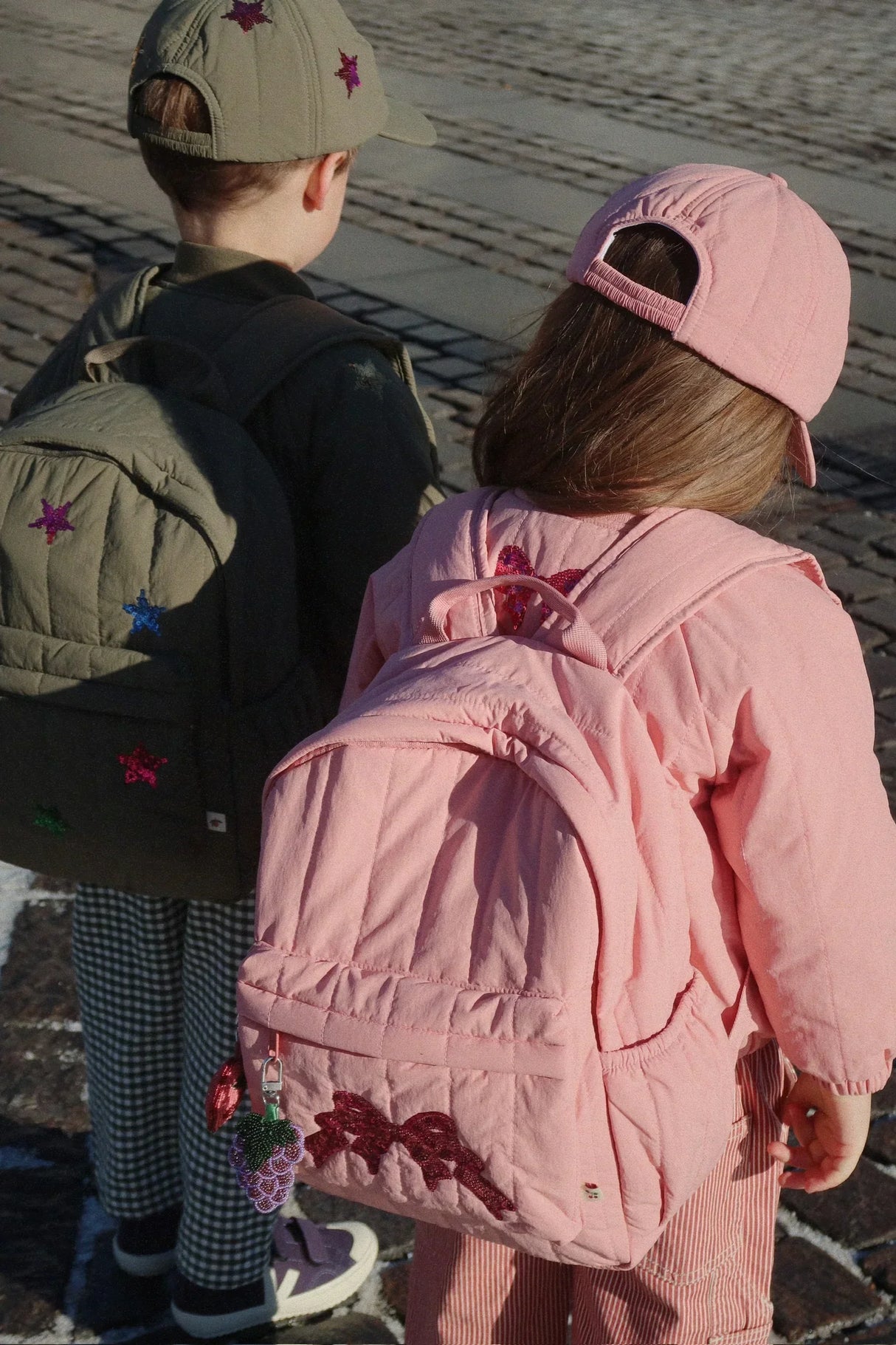 Konges Sløjd Juno Glitzer-Rucksack - Rosette