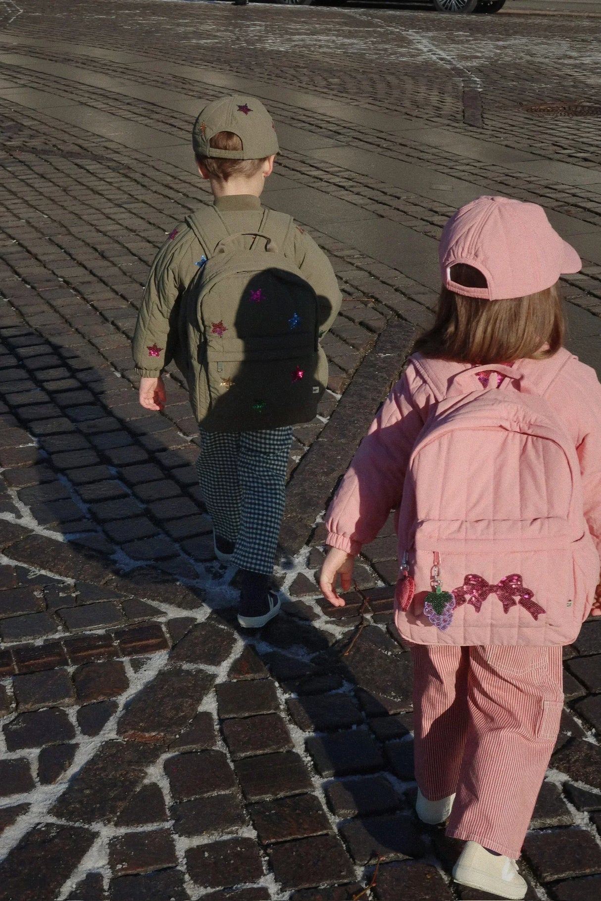 Konges Sløjd Juno Glitzer-Rucksack - Rosette