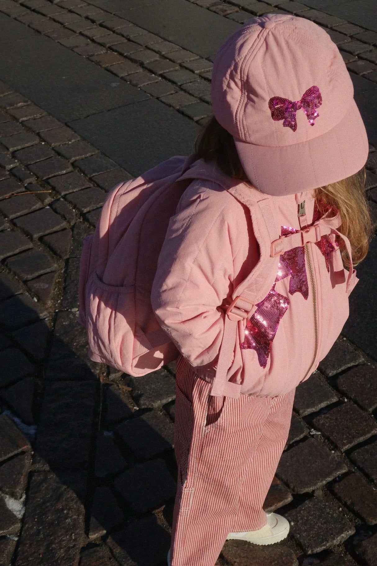 Konges Sløjd Kinderrucksack Juno Glitzer "Rosette"