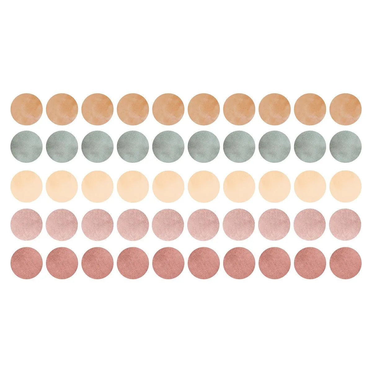 Wandtattoo Kinderzimmer - Boho Punkte 50 Stk - Nook' d' Mel - Kinder Concept Store