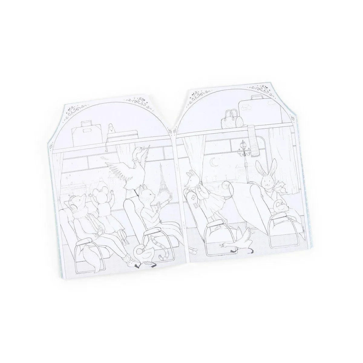 MOULIN ROTY Malbuch Tanzschule mit 170 Sticker
