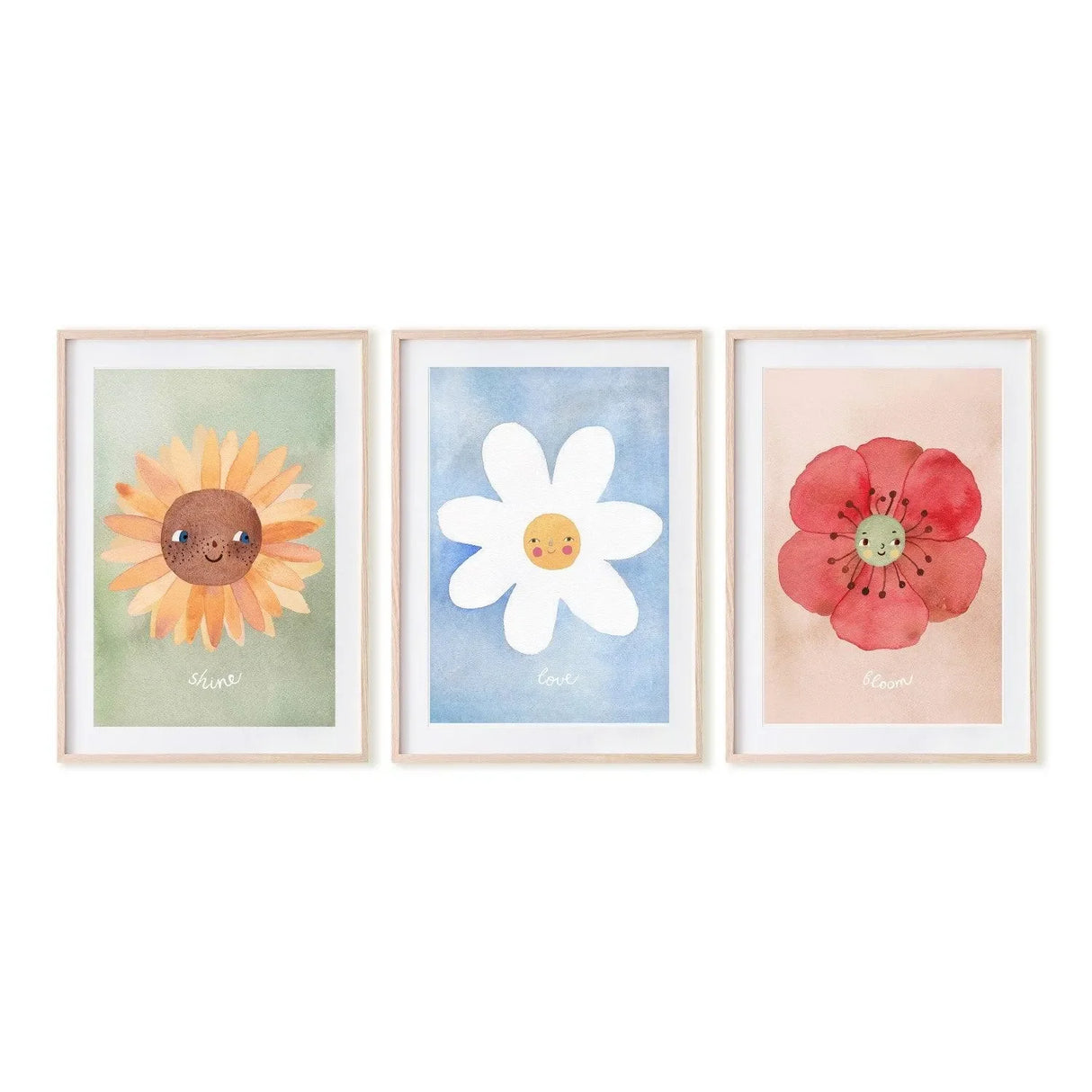 Babyzimmer Poster - Floral