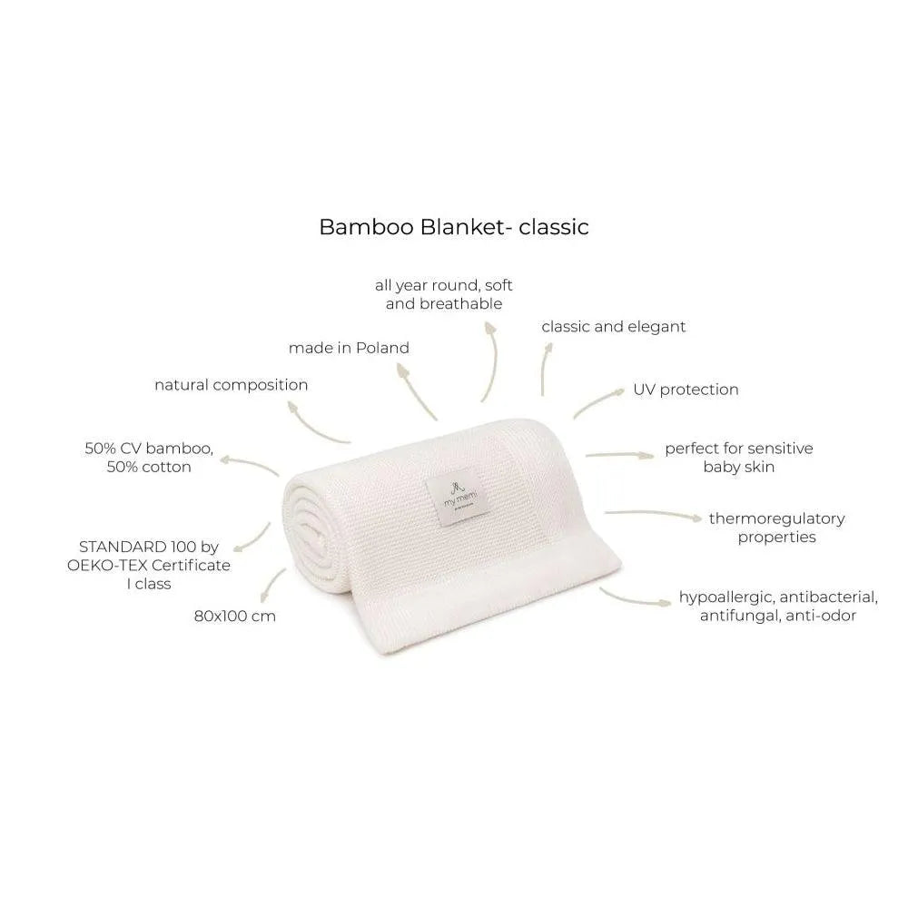 My Memi Bambus Babydecke Classic - Creme Eigenschaften