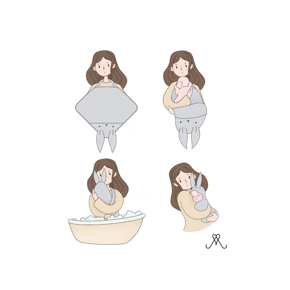My Memi - Babyhandtuch mit Kapuze Gebrauchsanleitung